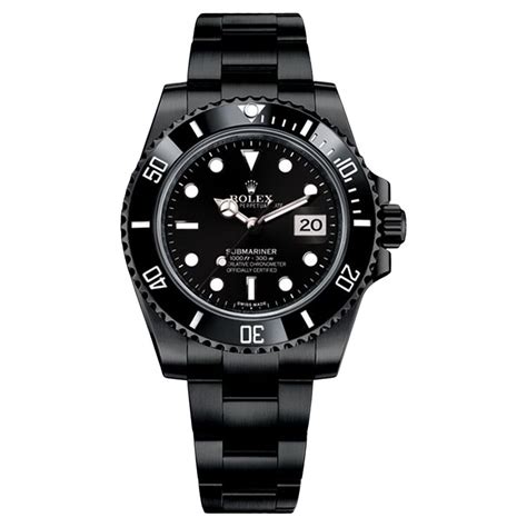 rolex black watch|rolex watch submariner black.